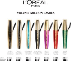 L’Oréal Paris Volume Million Lashes - Waterproof Mascara - Zwart - 10.7 Ml -Cosmeticawinkel 1200x1033 2