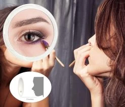 20x Vergrotende Spiegel | Met Zuignappen| Make- Up Spiegel | Close- Up Spiegel | Supervergroting | 12.5cm Diameter | Transparant -Cosmeticawinkel 1200x1034 3