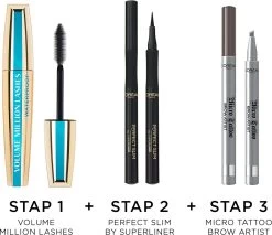 L’Oréal Paris Volume Million Lashes - Waterproof Mascara - Zwart - 10.7 Ml -Cosmeticawinkel 1200x1036 2