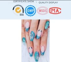 Elvi Polygel Starterskit -Complete Set Inc. USB UV/Led Mini Lamp-6x15g Polygel Kleuren Blauw - Nagelverlenging Polyacryl UV Nagellak-Quick Extension Temperature Color Changing Gel Blue Green -Cosmeticawinkel 1200x1050