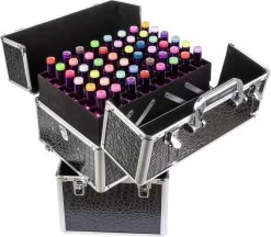 Cosmetica Of Nagel Koffer XL Zwart Glad -Cosmeticawinkel 1200x1050 4