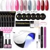 Royala - Professionele Poly Gel Starter Kit POG3. – 6 Kleuren Polygel + 6 Kleuren UV Gel - 12 Kleuren Polygel Pakket - Incl. 36 W UV Nageldroger - Poly Acryl Nagels - Nail Art - Gel Lak -Cosmeticawinkel 1200x1056 2