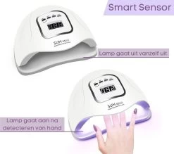 Merkloos Daniqqi - 80 Watt UV LED Lamp Nagels - 45 Leds Nagellamp - Wit 14 Merkloos Daniqqi - 80 Watt UV LED Lamp Nagels - 45 Leds Nagellamp - Wit -Cosmeticawinkel 1200x1062
