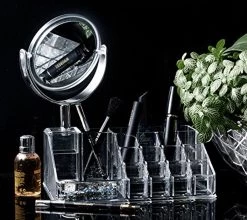 Oxid7® Organizer Voor Cosmetica Acryl - 25,5x22,5x15 Cm - 16 Vakken En Spiegel Met 3x Vergroting 9 Oxid7® Organizer Voor Cosmetica Acryl - 25,5x22,5x15 Cm - 16 Vakken En Spiegel Met 3x Vergroting -Cosmeticawinkel 1200x1070 8