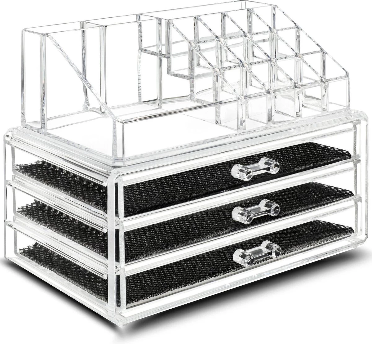 Merkloos Make-up Organizer, Make Up Opberger, 3 Laden, Opbergdoos, Make-up Bewaardoos 3 Merkloos Make-up Organizer, Make Up Opberger, 3 Laden, Opbergdoos, Make-up Bewaardoos