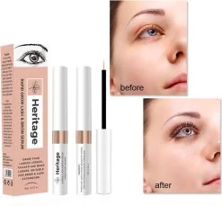 Heritage Wimperserum Rapid Grow Geschikt Voor Wimperextensions Olievrije. Naturel Ingrediënten - Oil Free Lash Serum Suitable For Lash Extensions Wearer