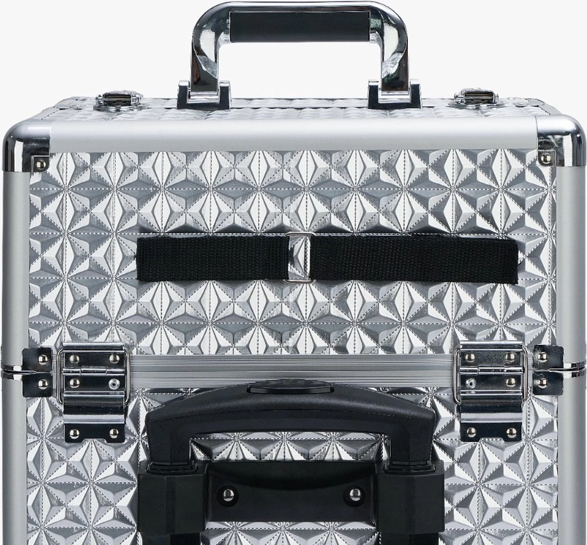 Beauty Koffer Zilver | Beautycase / Beautykoffer / Trolley Van Aluminium - 8 Wielen - Kapper Koffer - Tattoo Koffer - Nagel Koffer - Make-up Koffer 7 Beauty Koffer Zilver | Beautycase / Beautykoffer / Trolley Van Aluminium - 8 Wielen - Kapper Koffer - Tattoo Koffer - Nagel Koffer - Make-up Koffer - Afbeelding 5