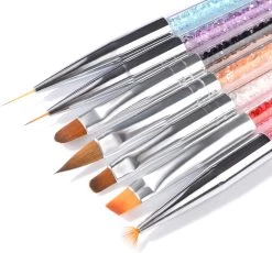 Acrylpenselen- 7 Stuks - Nagel Decoratie - Acrylnagels - Arcyl Penselen - Acryl - Nagels - Polygel - Penselen - Nagellak - Gelnagels - Gereedschap - Nagelstyliste - Gellak - Nagelgereedschap - Schoencadeautje