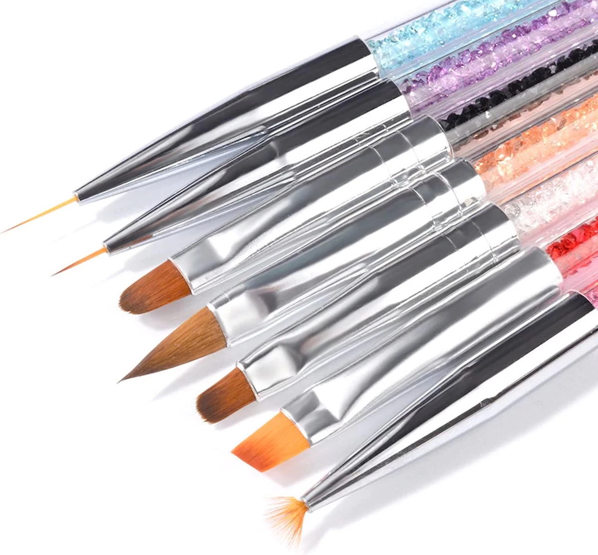 Acrylpenselen- 7 Stuks - Nagel Decoratie - Acrylnagels - Arcyl Penselen - Acryl - Nagels - Polygel - Penselen - Nagellak - Gelnagels - Gereedschap - Nagelstyliste - Gellak - Nagelgereedschap - Schoencadeautje 3 Acrylpenselen- 7 Stuks - Nagel Decoratie - Acrylnagels - Arcyl Penselen - Acryl - Nagels - Polygel - Penselen - Nagellak - Gelnagels - Gereedschap - Nagelstyliste - Gellak - Nagelgereedschap - Schoencadeautje