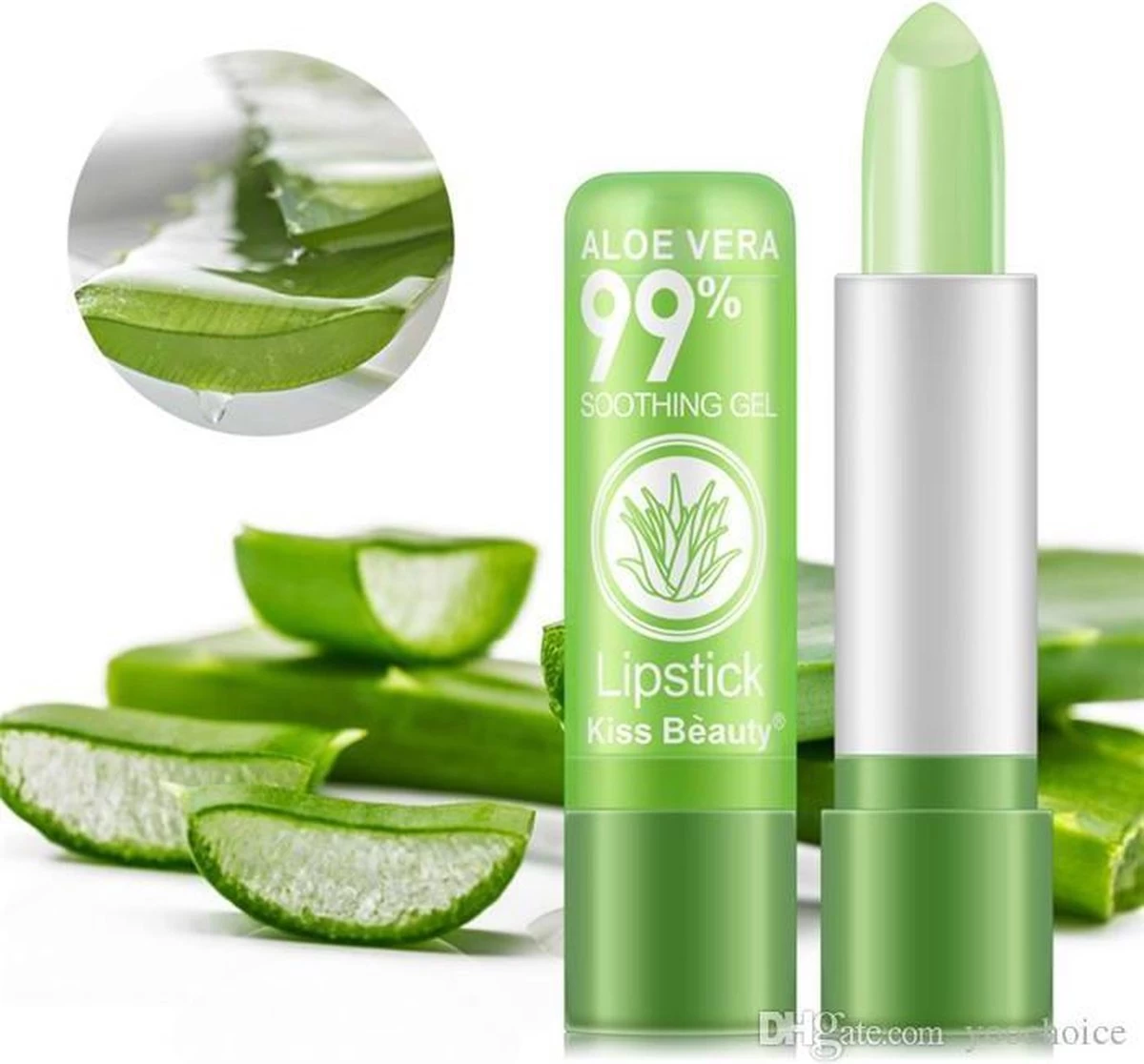 Kiss Beauty Aloë Vera Lip Gel Balm Lipstick - Kleurverandering Langdurige - Hydraterende - Lip Moisturizer Jelly Balm 3 Kiss Beauty Aloë Vera Lip Gel Balm Lipstick - Kleurverandering Langdurige - Hydraterende - Lip Moisturizer Jelly Balm