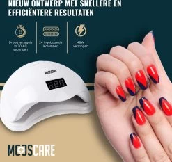 MOOSCARE 48 Watt LED Lamp Voor Gellak Nagels - UV Lamp Gelnagels - Nail Art Nagellamp - Gel Nagellak Nageldroger -Cosmeticawinkel 1200x1134 1