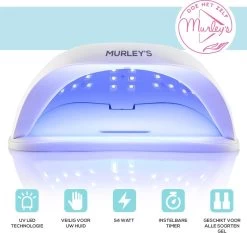 Murley’s Pro Dual Nagellamp Gellak Nageldroger - UV LED Nagel Lamp - 54 Watt - 36 LED’s 12 Murley’s Pro Dual Nagellamp Gellak Nageldroger - UV LED Nagel Lamp - 54 Watt - 36 LED’s -Cosmeticawinkel 1200x1134 3