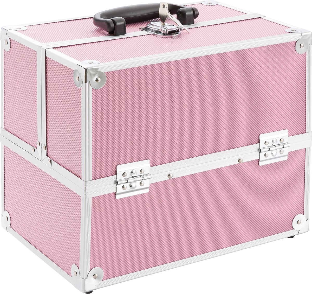 AREBOS Cosmeticakoffer Beauty Case Multikoffer 15 L Roze 3 AREBOS Cosmeticakoffer Beauty Case Multikoffer 15 L Roze