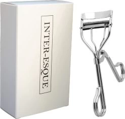 INTER-ESQUE® Wimperkruller - Eyelash Curler + 3x Gratis Extra Siliconen Pad & 3x Extra Kam - Zilver -Cosmeticawinkel 1200x1137 7