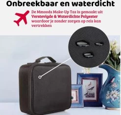 Mmoods Make-up Koffer – Make Up Tas Reizen – Makeup Organizer Verstelbaar -Beautycase Waterdicht – Make-up Tasje Voor Onderweg – Toilettas Voor Cosmetica Zwart 11 Mmoods Make-up Koffer – Make Up Tas Reizen – Makeup Organizer Verstelbaar -Beautycase Waterdicht – Make-up Tasje Voor Onderweg – Toilettas Voor Cosmetica Zwart -Cosmeticawinkel 1200x1143 8
