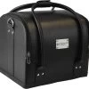 Praktische Handkoffer - Mat Zwart - Make-up, Nagel, Visagie Beautycase - Lichtgewicht - Met Draagriem -Cosmeticawinkel 1200x1148 15