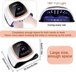 UV Nagel Lamp 168 Watt + 5 Gratis Vijlen - BellaLine - UV Led Nagellamp – Gel Nagel – Nagellak UV – Nageldroger – Salon – Sensor – Gellac - Acryl - Gelnagels – 42 Power Led – Professioneel – Krachtig – Manicure – Extra Lang Snoer - Pink - Pedicure 15 UV Nagel Lamp 168 Watt + 5 Gratis Vijlen - BellaLine - UV Led Nagellamp – Gel Nagel – Nagellak UV – Nageldroger – Salon – Sensor – Gellac - Acryl - Gelnagels – 42 Power Led – Professioneel – Krachtig – Manicure – Extra Lang Snoer - Pink - Pedicure -Cosmeticawinkel 1200x1148 7