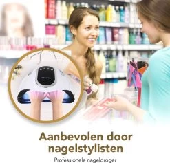 BoraPora Professionele Nageldroger - 280 Watt UV LED Lamp Nagels - 66 Leds - Nagel UV Lamp - Gellak Lamp - Nagellamp - Nagellamp Led - Nagellamp Voor Gel Nagellak - Nagellamp Led Uv - Nagellamp Uv - Nagellamp Gelnagels - Gellak - Nageldroger -Cosmeticawinkel 1200x1151 1