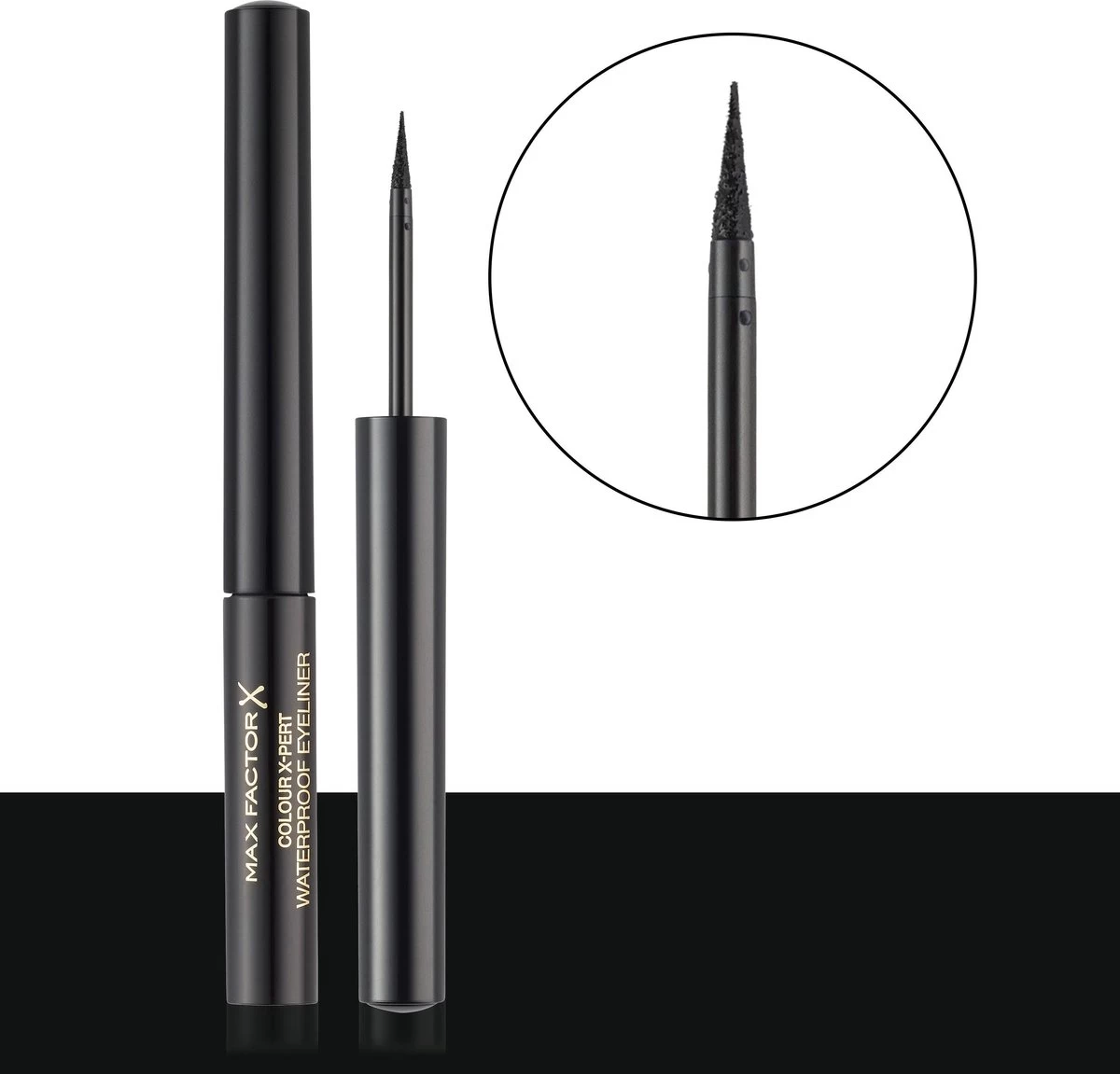 Max Factor Colour Xpert Waterproof - 01 Deep Black - Zwart - Eyeliner 13 Max Factor Colour Xpert Waterproof - 01 Deep Black - Zwart - Eyeliner - Afbeelding 11