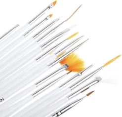 Druppelpennen Nail Art Acryl Penselen & Dotting Tool Set - Pen Kwastjes Gelnagels / Acryl Nagels -Cosmeticawinkel 1200x1152