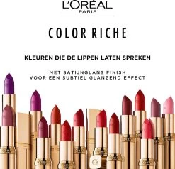 L’Oréal Paris Lippenstift Color Riche Satin - 112 Paris Paris Roze -Cosmeticawinkel 1200x1158 15