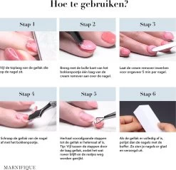 Marnifique® - NEW FORMULA - Gellak Cream Remover Set 30 Ml - Gel Polish Remover - Gellak Remover - Gel Polish - Gellak Verwijderen - Gellak Verwijderaar - Nagellak Remover - BIAB Remover - Vijl - Aceton -Cosmeticawinkel 1200x1159 1