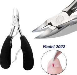 WVspecials® Professionele Zwarte Nagelschaar - Kalknagel Schaar - Ingegroeide Teennagel - Nageltang Groot -Nagelschaar Voor Harde Nagels - Teennagel - Nageltang - Nagelschaartje - Nagelschaar - Kalknagels - Schaar - Hand Verzorging - Nagelknipper -Cosmeticawinkel 1200x1159