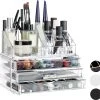 Relaxdays Make-up Organizer Klein - Stapelbaar - Sieradendoosje - Cosmetica - Opbergbox - Doorzichtig -Cosmeticawinkel 1200x1161 11