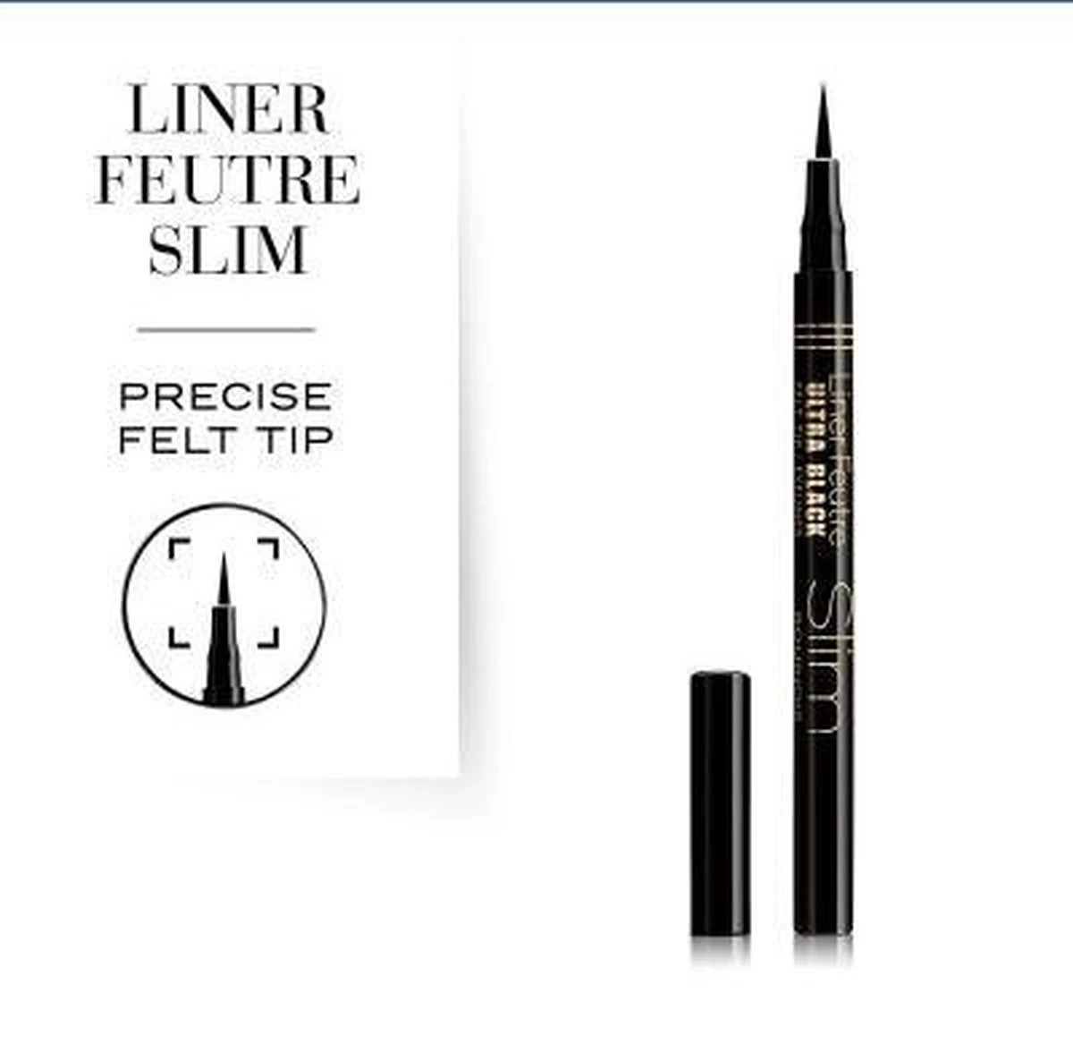 Bourjois Liner Feutre Slim Eyeliner - 17 Ultra Black 14 Bourjois Liner Feutre Slim Eyeliner - 17 Ultra Black - Afbeelding 12