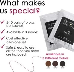 Marie-José & Co Henna Wenkbrauwverf Donkerbruin - Complete Henna Brows Kit - Tattoo Brow Set Voor 20 Paar Wenkbrauwen -Cosmeticawinkel 1200x1172 5