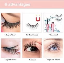 Nepwimpers - Nep Wimpers - Valse Wimpers - Lashes - False Lashes - Magnetische Wimpers - Magnetische Eyeliner - Miami -Cosmeticawinkel 1200x1175 5