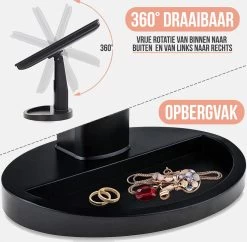 Strex Make Up Spiegel Met LED Verlichting - 3 Verlichtingsmodus - 1/10x Vergroting - 360° Verstelbaar 16 Strex Make Up Spiegel Met LED Verlichting - 3 Verlichtingsmodus - 1/10x Vergroting - 360° Verstelbaar -Cosmeticawinkel 1200x1175 8