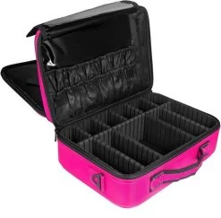 Cosmetica Koffer - Make-up Koffer Met Verstelbare Vakken - Visagie En Nagelstyliste Beauty Koffer - 35x25x11CM - Roze 17 Cosmetica Koffer - Make-up Koffer Met Verstelbare Vakken - Visagie En Nagelstyliste Beauty Koffer - 35x25x11CM - Roze -Cosmeticawinkel 1200x1180 11
