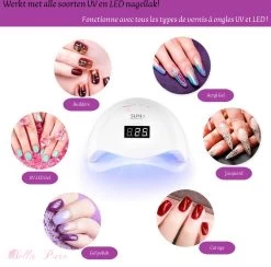 Bella Pure 48W Nageldroger - Vinger- En Teennagels - Bewegingssensor En Timer - 24 LED's -Cosmeticawinkel 1200x1183 1