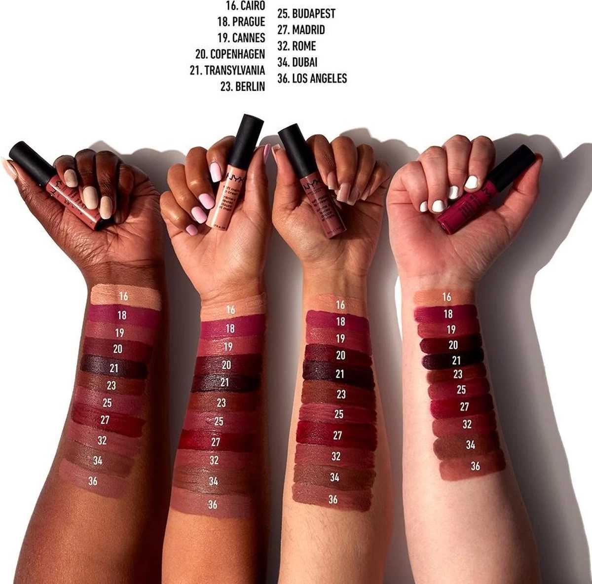 NYX Professional Makeup Soft Matte Lip Cream - Istanbul SMLC06 - Lippenstift 7 NYX Professional Makeup Soft Matte Lip Cream - Istanbul SMLC06 - Lippenstift - Afbeelding 5