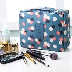 Merkloos Reis Toilet Bag Make Up Organizer - Toillettas - Cosmetica Etui - Travel Organizer - Reisartikelen - Reizen Accessoires -Cosmeticawinkel 1200x1186 13