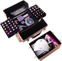 Koffer Groot Holo/Golden Rose XXL Met Opbergvakken -Cosmeticawinkel 1200x1187 9