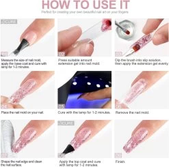 Polygel- 6 KLEUREN SET - 15 ML - Polygel Kit - Polygel Nagels - Polygel Kleuren -Cosmeticawinkel 1200x1190 5