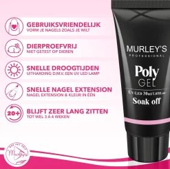 Murley’s Polygel Kit 3x 30ml Acryl Gellak - Gelnagels - Gel Polish Kunstnagels - Gelnagellak - Perfect Gelakte Nagels 11 Murley’s Polygel Kit 3x 30ml Acryl Gellak - Gelnagels - Gel Polish Kunstnagels - Gelnagellak - Perfect Gelakte Nagels -Cosmeticawinkel 1200x1194 3