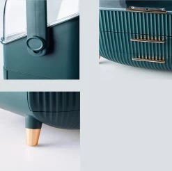 Be-Inspired® Beautycase – Make Up Organizer – Make-up Koffer – Cosmetica Tas – Met Lades – Opberger – Storage Box - Wit -Cosmeticawinkel 1200x1194 36