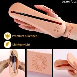 Beautious® Make Up Organizer - Beauty Organizer - Kwastenhouder - Compact - Siliconen - Khaki -Cosmeticawinkel 1200x1195 24