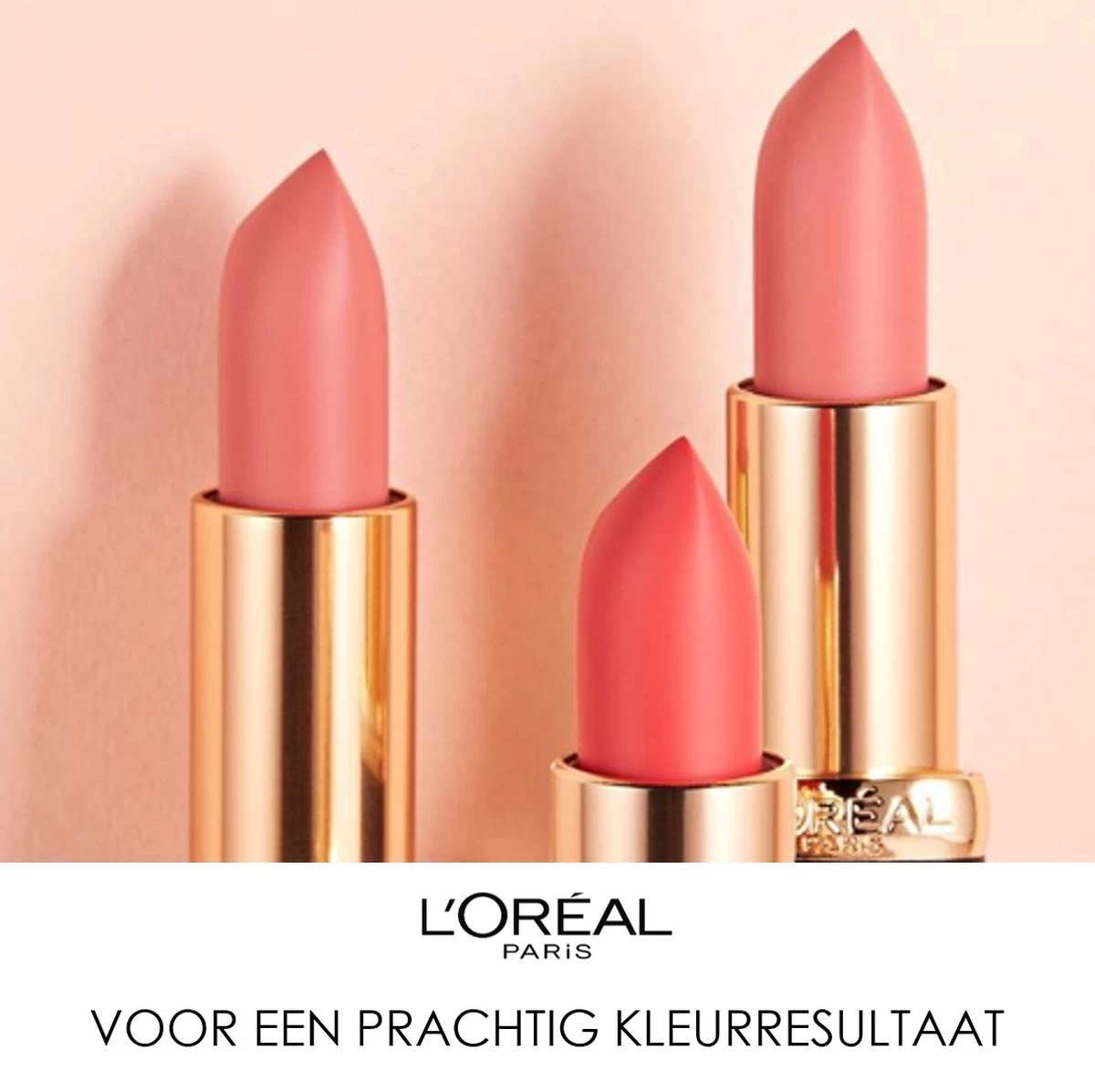 L'Oréal Paris Color Riche Matte Lippenstift - 344 Retro Red 6 L'Oréal Paris Color Riche Matte Lippenstift - 344 Retro Red - Afbeelding 4