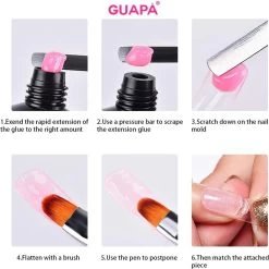GUAPÀ® Polygel Starterspakket | Acrygel | Poly Gel | Gel Nagels | Professionele Kit | Babyboom Pink | Babyboom White | 2 X 60 Gram Polige -Cosmeticawinkel 1200x1198 13