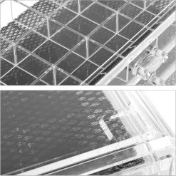 Relaxdays Make-up Organizer Acryl - 3 Lades Met Vakken Acrylbox - Cosmeticabox Opbergdoos - Doorzichtig -Cosmeticawinkel 1200x1198 59