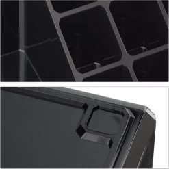 Relaxdays Cosmetica Organizer - Cosmeticahouder - Make Up Toren - Doorzichtig - 16 Vakken - Zwart -Cosmeticawinkel 1200x1198 65