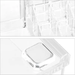 Relaxdays Make-up Organizer Klein - Stapelbaar - Sieradendoosje - Cosmetica - Opbergbox - Doorzichtig -Cosmeticawinkel 1200x1198 67