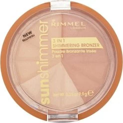 Rimmel London Rimmel - SunShimmer 3 In 1 Shimmering Bronzer Lustrous Powder 9.9 G 1 Gold Princess - -Cosmeticawinkel 1200x1200 1102