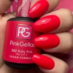 Pink Gellac - Ruby Pink - Gellak - Vegan - Roze - Glanzend - 15ml -Cosmeticawinkel 1200x1200 114