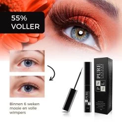 Wimperserum 3ml - Wenkbrauwserum - Langere, Sterkere En Volle Wimpers - 100% Natuurlijk - Wenkbrauw Serum - Eyelash Serum -Cosmeticawinkel 1200x1200 1314