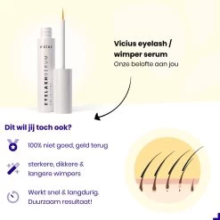 Wimperserum Van Vicius - Eyelash Serum Voor Wimper Groei - Vollere En Langere Wimpers - 5ML -Cosmeticawinkel 1200x1200 1376